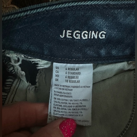 AE Ne(x)t Level Low-Rise Skinny Super Stretch Jegging Size 6 Regular - Picture 9 of 11